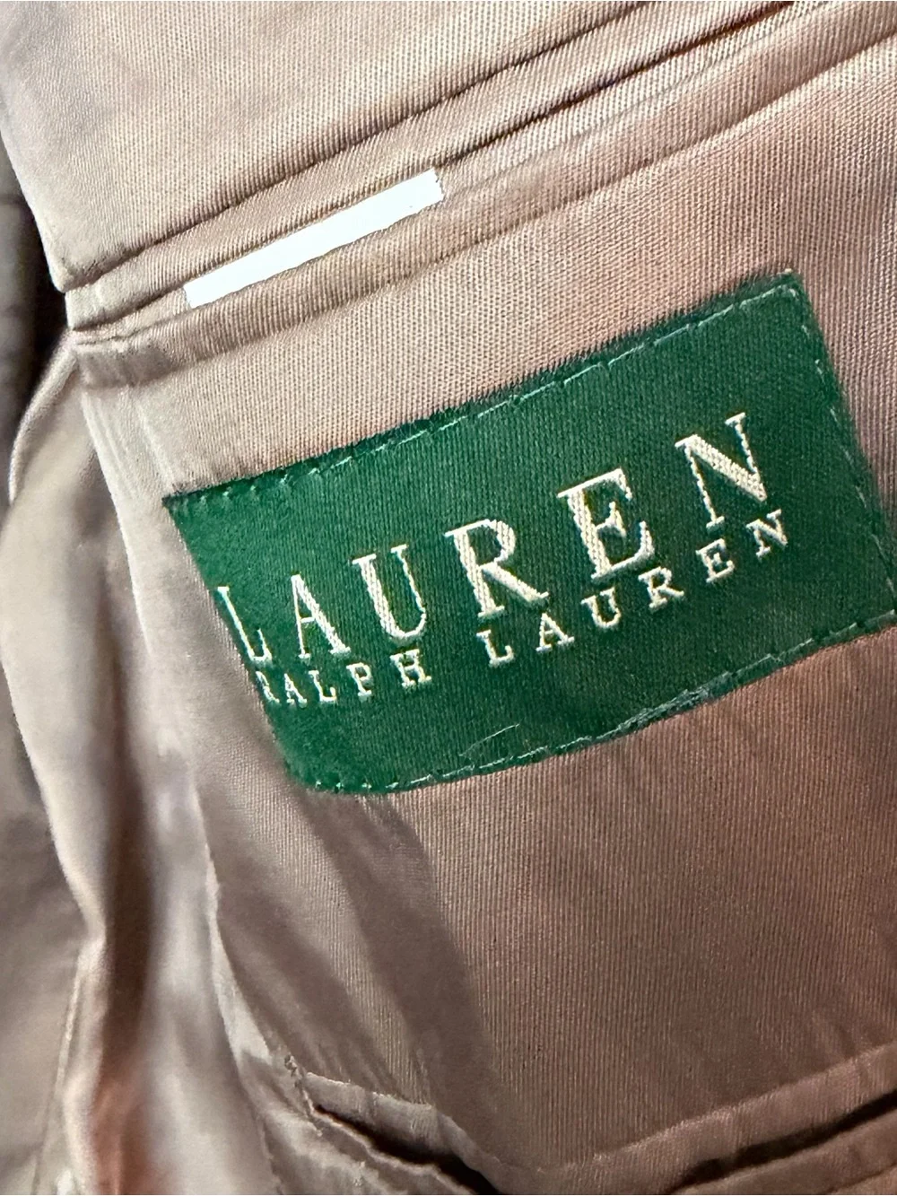 Ralph Lauren Men's Two-Piece Suit in Olive